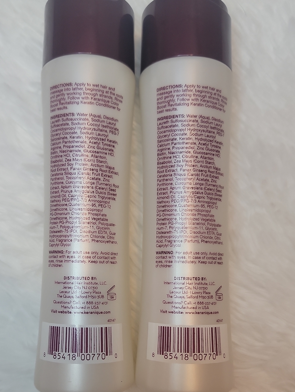 ✨️Keranique✨️Scalp Revitalizing Shampoo -Set Of (2) 8oz. Bottles. Never Used. - Picture 5 of 5